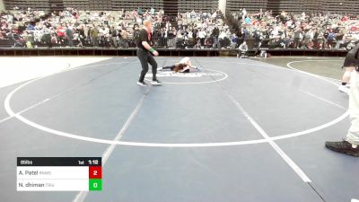 95 lbs Semifinal - Alysa Patel, Red Nose Wrestling School vs Nabhanya Dhiman, Triumph Trained