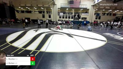 285 lbs Quarterfinal - Leo Muzika, Faith Christian Academy vs Jim Mullen, St. Joseph Regional