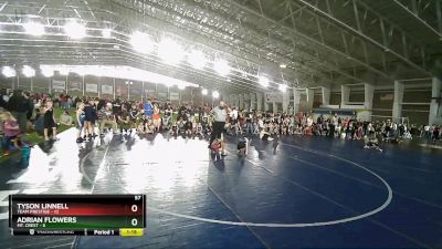 57 lbs Semis & 1st Wrestleback (8 Team) - Adrian Flowers, Mt. Crest vs Tyson Linnell, Team Prestige