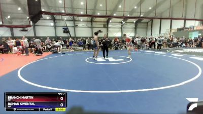 175 lbs Cons. Round 2 - Branch Martin, MT vs Roman Simental, WA