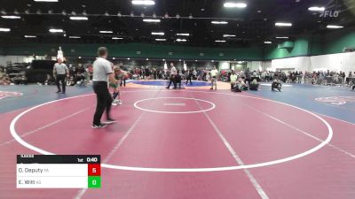 106 lbs Consi Of 4 - Dominic Deputy, PA vs Ezekiel Witt, KS