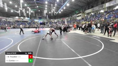 125 lbs Consi Of 16 #2 - Nick Trouskie, Team Grand Valley Elite vs Isaiah Cunico, Team Pueblo