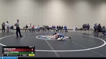 116 lbs Round 2 (6 Team) - Kevin Placer, Eagle Empire vs Grady Woodard, Kame Style