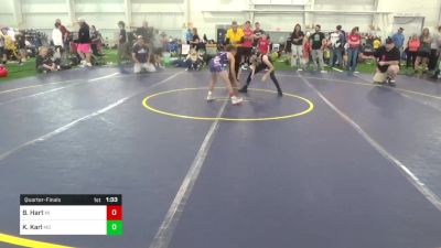 70-J lbs Quarterfinal - Brennan Hart, MI vs Kasen Karl, MO