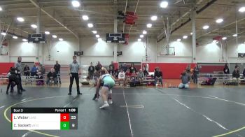 150 lbs Round 2 (4 Team) - Liam Weber, Lead Miners vs Cole Sackett, Untouchables