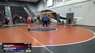 J-1 lbs Round 1 - Cade Sursely, Stewartville vs Hayden Schwab, Immortal Athletics