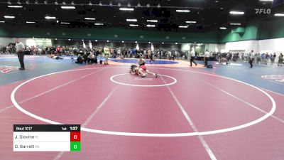 106 lbs Round Of 128 - Jake Giovino, FL vs Dylan Barrett, PA