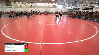 112 lbs Consi Of 16 #2 - Dane Raveis, Southside WC vs Gabriel Niederman, BTS Providence