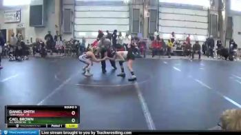84 lbs Round 5 (8 Team) - Cael Brown, All American vs Daniel Smith, Team Smash