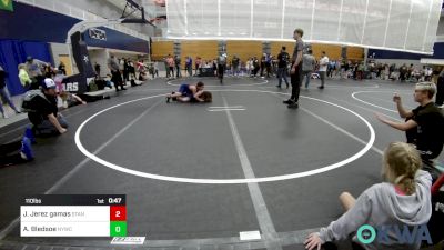 110 lbs Rr Rnd 3 - Joshua Jerez Gamas, Standfast vs Audrey Bledsoe, Newcastle Youth Wrestling