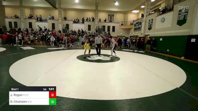 106 lbs Round Of 32 - Jack Rogan, Plymouth South vs Brennan Chisholm, Bristol County/Dighton Rehoboth