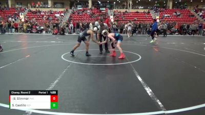 105 lbs Champ. Round 2 - Brock Slimmer, Paola Wrestling Club vs Santiago Castillo, South Central Punishers