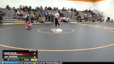 B-2 lbs 5th Place Match - Hayes Miller, Eastern Iowa Wrestling Club vs Dax Thomann, Husky Wrestling Club