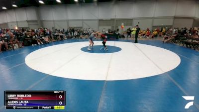 105 lbs Round 3 (8 Team) - Libby Robledo, Tennessee vs Alexis Lauta, Pennsylvania