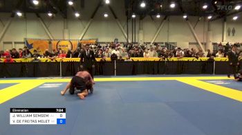 JACOB WILLIAM SEMSEM vs VITOR DE FREITAS MELETTI DE O 2023 World IBJJF Jiu-Jitsu No-Gi Championship