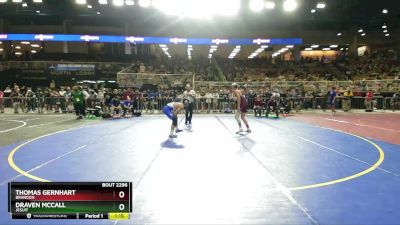 150 2A Semifinal - Thomas Gernhart, Brandon vs Draven McCall, Jesuit