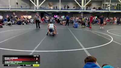 105 lbs Finals (2 Team) - Sabatino Sciullo, Upstate Uprising vs Ryan Horner, Seagulls