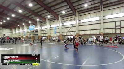 80 lbs Cons. Round 1 - Renzy LeProwse, Montana vs Henry Thomas, Alaska