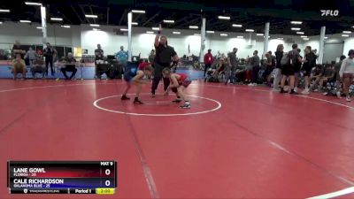 87 lbs Round 1 (8 Team) - Lane Gowl, Florida vs Cale Richardson, Oklahoma Blue