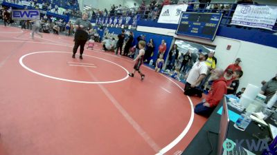 66 lbs Quarterfinal - Waylen Higbee, Morrison Takedown Club vs Levi West, Woodland Wrestling Club