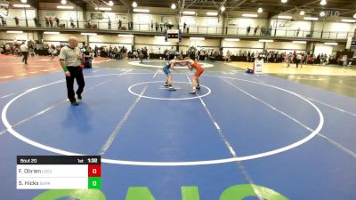 118A lbs Rr Rnd 1 - Finnegan Obrien, Locust Valley vs Slater Hicks, Sunkist Kids Monster Garage