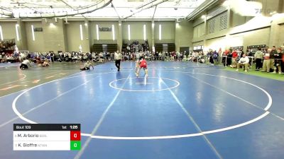 113 lbs Round Of 16 - Mason Arborio, Berlin vs Kenna Gioffre, Newtown