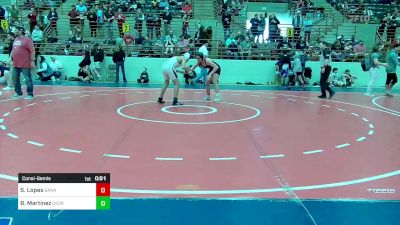 140 lbs Consolation - Sierha Lopes, Garage Grapplers Wrestling vs Braydon Martinez, Georgia