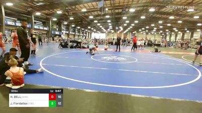 95 lbs Rr Rnd 2 - HUNTER BELL, Grain House Wrestling Club vs Jake Fiordaliso, Shore Thing Sharks