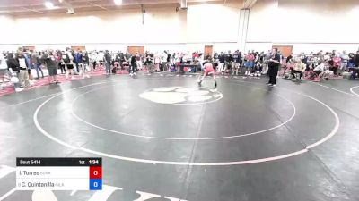 51 kg Rnd Of 16 - Issac Torres, Sunkist Kids/Monster Garage vs Czar Quintanilla, Inland Northwest Wrestling Training Center