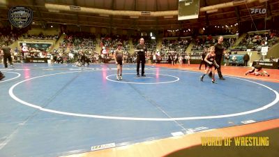 55 lbs Quarterfinal - Hudson Broz, Nebraska Boyz vs Liam King, Hillsboro