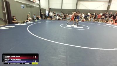 175 lbs Cons. Round 3 - James Keinonen, Oregon vs Micah Policarpio, White Center Warriors Wrestling Club