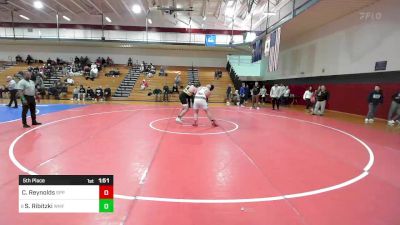 285 lbs 5th Place - Connor Reynolds, St. Peter's Prep vs Spencer Ribitzki, West Milford