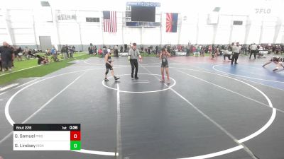 81 lbs Consi Of 4 - GeneGene Samuel, Pride Wrestling vs Gage Lindsey, Iron Co Wrestling Academy