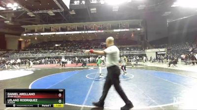 120 lbs Cons. Round 4 - Leland Rodriquez, Placer vs Daniel Arellano, River Valley