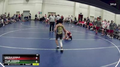 80 lbs Round 3 (6 Team) - Lincoln Schulz, Minnesota Gold vs Tyler Johnson, Kansas Anacondas