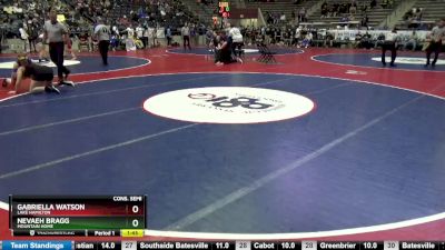 5A 170 lbs Cons. Semi - Gabriella Watson, Lake Hamilton vs Nevaeh Bragg, Mountain Home