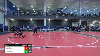 90 lbs Round 2 (6 Team) - Ben Boyle, Bishop Watterson vs Paul Childs, Carrollton