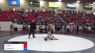 68 kg Cons 4 - Andrew Moro, Seasons Freestyle Club vs Mateo Centeno, Rough House Wrestling