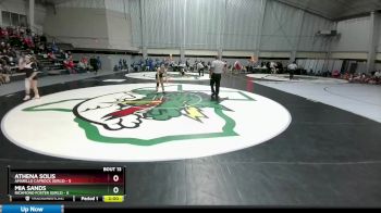 120 lbs Quarters & 1st Wb (16 Team) - Athena Solis, Amarillo Caprock (Girls) vs Mia Sands, Richmond Foster (Girls)