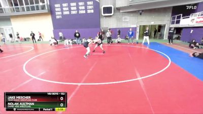 132 lbs Cons. Round 6 - Jake Mescher, Team Idaho Wrestling Club vs Nolan Aultman, Camel Kids Wrestling