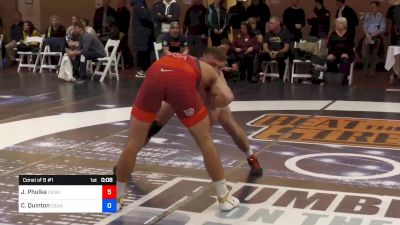 92 kg Semifinal - Jonathan Aiello, Cavalier Wrestling Club vs Eric Schultz, Nebraska Wrestling Training Center