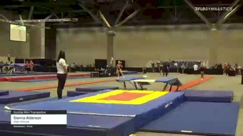 Sienna Alderson - Double Mini Trampoline, High Altitude - 2021 USA Gymnastics Championships