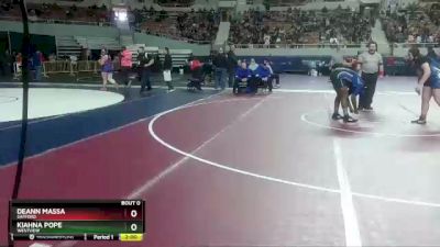 235 lbs Quarterfinal - Deann Massa, Safford vs Kiahna Pope, Westview