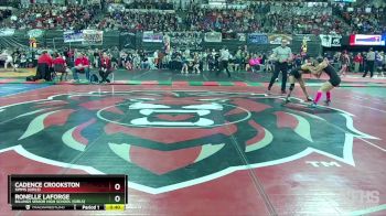 G - 107 lbs Cons. Round 2 - Cadence Crookston, Simms (Girls) vs Ronelle LaForge, Billings Senior High School (Girls)