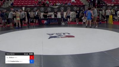 55 kg Cons Semis - Landon Sidun, Knights Wrestling Club vs Titan Friederichs, MN Elite Wrestling Club