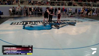 160 lbs Rr1 - Landon Stanley, Nikiski Freestyle Wrestling Club vs Thomas Isabell, Nikiski Freestyle Wrestling Club