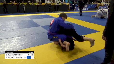 JEFFREY ALVIN WILSON vs FRANCISCO RICARDO RAMIREZ FIGUER 2024 Pan Jiu Jitsu IBJJF Championship
