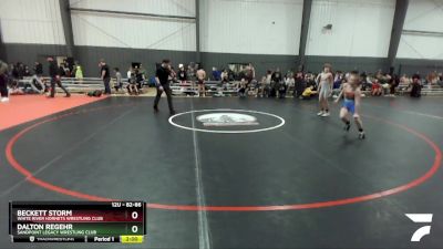 82-86 lbs Semifinal - Beckett Storm, White River Hornets Wrestling Club vs Dalton Regehr, Sandpoint Legacy Wrestling Club