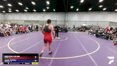 220 lbs Semis & 3rd Wb (16 Team) - Preston Colvin, Idaho vs Hank Natali, Missouri