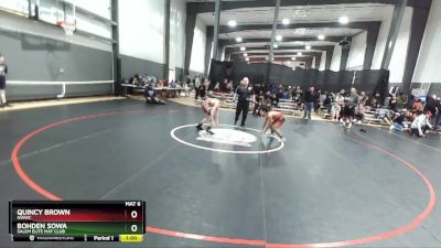 106-109 lbs Quarterfinal - Quincy Brown, NWWC vs Bohden Sowa, Salem Elite Mat Club